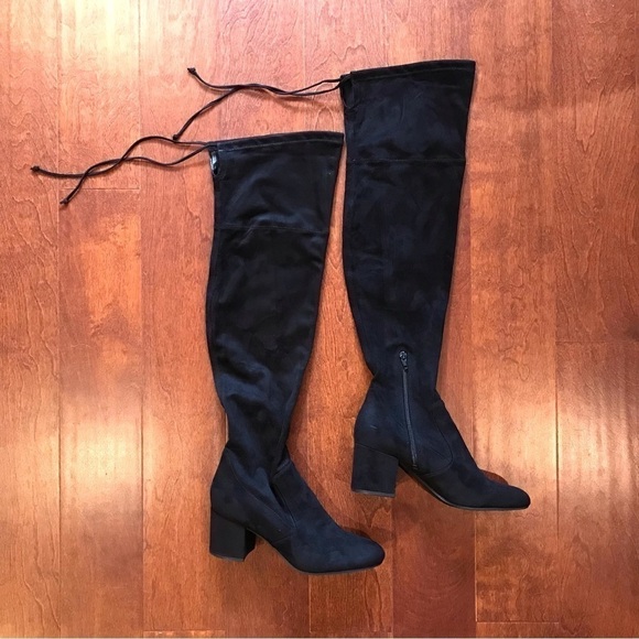 Unisa Unkeilly Faux Suede Over the Knee Boots, Size8.5 - Picture 1 of 16